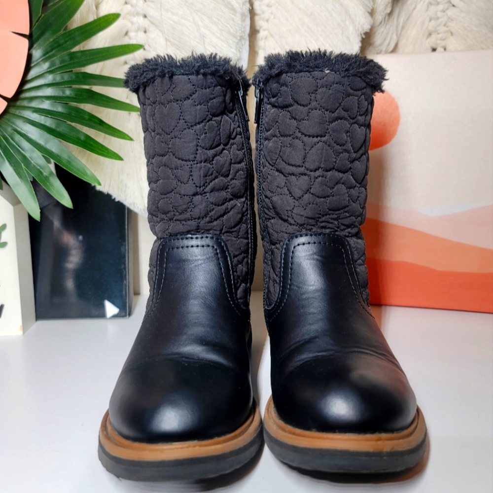 H& M Warm Lined Toddler Boots Size 9